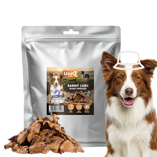 Лакомство для собак UniQ PETS NATURAL Сушеные кроличьи легкие UniQ PETS