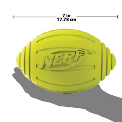 Мячик для собак с пищалкой Nerf Dog Ridged Squeak Football Nerf Dog