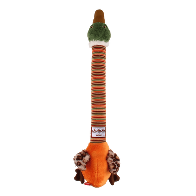Іграшка для Собак Gigwi Crunchy Neck з хрусткою трансформуючуюся Шиєю і Двома пищалками Качка 44 см GiGwi