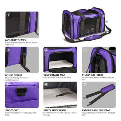 Сумка-переноска для домашніх тварин Bestopet (Люпосанчик) Portable Travel Bag Люпосанчик