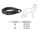 Регульований нейлоновий нашийник для собак із міцною металевою пряжкою, Чорний, Medium
