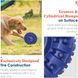 Міцна іграшка для агресивного жування собак великих і середніх порід Lewondr Dog Toys, Синій, Medium/Large