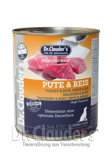 Консерва супер-преміум класу для собак Dr.Clauder's Selected Meat Turkey&Rice з індичкою і рисом Dr.Clauder's