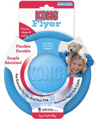 Летающая тарелка для щенков KONG Puppy Flyer KONG