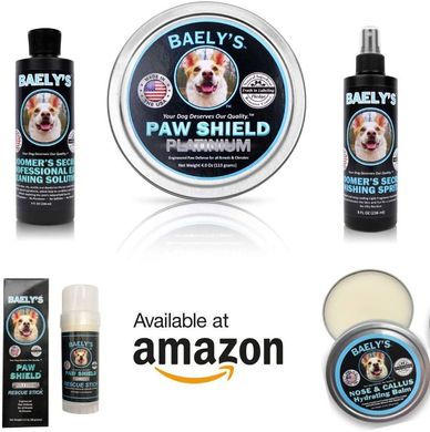 Восковий бальзам-протектор для лап собак Baely's Paw Shield Platinum