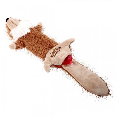 Іграшка для Собак Gigwi Plush Friendz Бобер з Двома Змінними пищалками 63 см GiGwi
