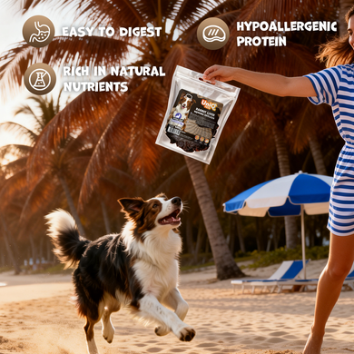 Ласощі для собак UniQ PETS NATURAL Сушена кроляча печінка UniQ PETS