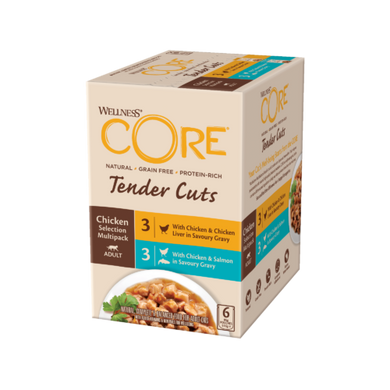 Набір консерв для котів Wellness CORE Tender Cuts Chicken Selection Multipack з куркою Wellness CORE