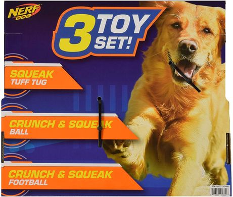 Набір з 3-х іграшок для собак Nerf Dog Nerf Dog
