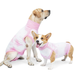 Пижама/попона для собак Derby Breathable Pet Recovery Suite, Cloudy Pink, 36-42 см, 38-48 см