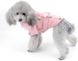 Пальто для собак Glamor Pink с хутряним коміром, S, 26 см, 30 см, 24 см