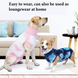 Пижама/попона для собак Derby Breathable Pet Recovery Suite, Cloudy Pink, 36-42 см, 38-48 см