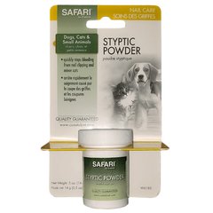 Кровоспинний порошок для собак та котів Safari Styptic Powder Safari
