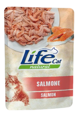 Вологий корм для котів LifeNatural Лосось (Salmon), 70 г LifeNatural