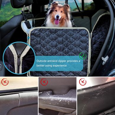 Чехол для автомобильного сидения Lassie Dog с сетчатым визуальным окном Lassie