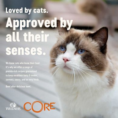Консерви для котів Wellness CORE Signature Selects Подрібнена курка без кісток з індичкою у соусі Wellness CORE