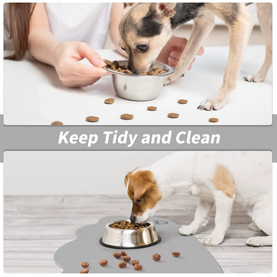 Коврик под миску для котов Derby Happy Paws Feeding Mat, Green Cloud Derby