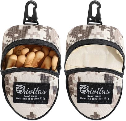 Міні-сумка для прогулянок і пакетів BRIVILAS Dog Poop Bag Holder Brown camouflage