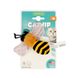 Игрушка для котов Barksi Catnip Пчелка с запахом кошачей мяты 10 см, X-Small