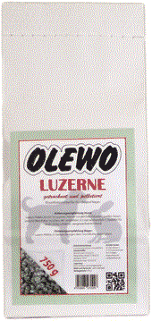 Натуральна кормова добавка Olewo Люцерна (пелети) для собак і гризунів Olewo