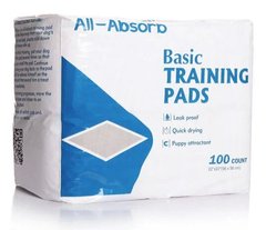 Пеленки для собак All-Absorb Basic Training Pads 56х56см, 1шт. All-Absorb