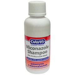 Шампунь з 2% нітратом міконазолу Davis Miconazole Shampoo для собак і котів із захврюванням шкіри Davis Veterinary