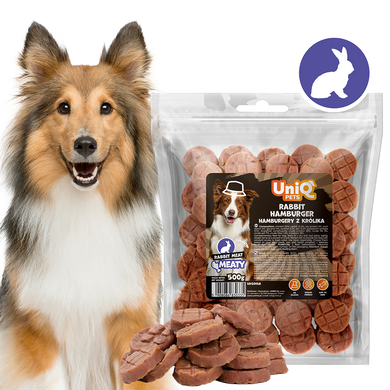 Лакомство для собак UNIQ PETS DOG SNACKS MEATY Гамбургер из кролика UniQ PETS