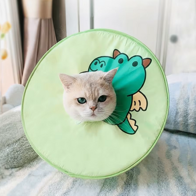 Мягкий воротник для кошек и небольших собак Derby Lightweight Dino Elizabeth Collar Derby