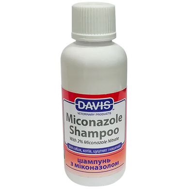 Шампунь з 2% нітратом міконазолу Davis Miconazole Shampoo для собак і котів із захврюванням шкіри Davis Veterinary