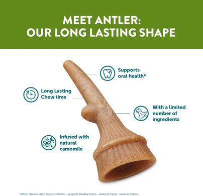 Натуральні ласощі для собак WHIMZEES Antler WHIMZEES