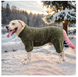 Комбинезон для собак LOVEPET Fleece overalls, Army Green, M, 26 см, 45 см, 31 см