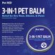 Увлажняющий бальзам Pet MD Dog Paw Balm 3в1 для лап и носа собак с маслом ши, кокосовым маслом и пчелиным воском, 56 г