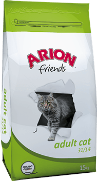 Arion Friends Adult Cat корм для дорослих котів з куркою ARION