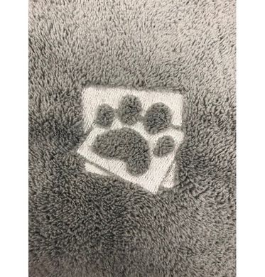 Рушник для собак Fovis з преміум мікрофібри, сірий Fovis