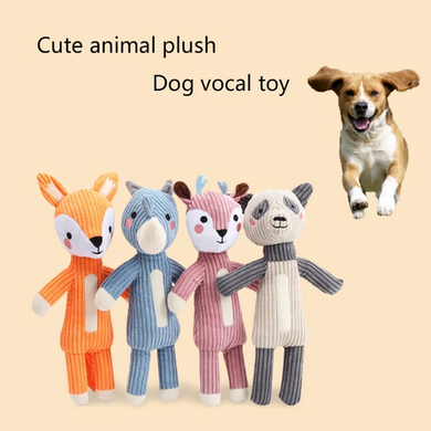 М'яка іграшка для собак: панда, лисиця, носоріг і олень Royal Pets