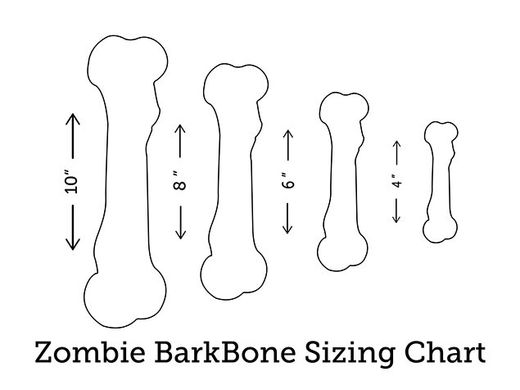 Жувальна кістка для собак Pet Qwerks Zombie Bacon BarkBone з ароматом бекону Pet Qwerks Toys