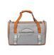 Сумка для переноски собак и котов Voyager Pet LVGB2305 (серый с оранжевым), 25х43х28 см