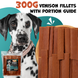 Лакомство для собак UNIQ PETS DOG SNACKS MEATY Полоски из оленины, оленина, 300 г, Упаковка производителя