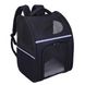 Рюкзак для домашних животных SENFUL 2-in-1 Deluxe Pet Backpack SBC5215, Чорний, 30х22х42 см