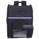 Рюкзак для домашних животных SENFUL 2-in-1 Deluxe Pet Backpack SBC5215, Чорний, 30х22х42 см