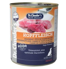 Консерва супер-преміум класу для собак Dr.Clauder's Selected Meat Kopffleisch з м'ясом яловичої голови Dr.Clauder's