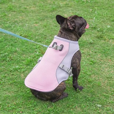 Летний охлаждающий жилет для собак Pink Derby