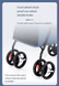 Складная коляска для домашних животных Derby 4 Wheels Pet Stroller, Blue