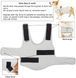 Заспокійливий жилет для собак WanTalk Dog Anxiety Jacket, Light Grey, XS, 17 см, 22-30 см, 20-25 см