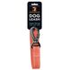 Поводок для собак BronzeDog Сotton рефлекторный х/б брезент Оранжевий, Оранжевый, M1