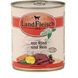 LandFleisch консервы для собак с говядиной, рисом и свежими овощами, 800 г