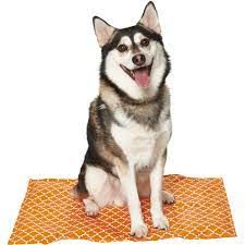 Охлаждающий коврик для собак HALO Pet Cooling Mat Orange