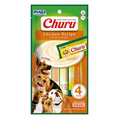 Лакомства для собак INABA Churu Puree - Chicken Recipe INABA