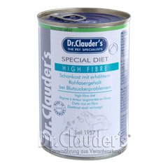 Вологий дієтичний корм для собак Dr.Clauder's Special Diet High Fibre з високим вмістом клітковини Dr.Clauder's