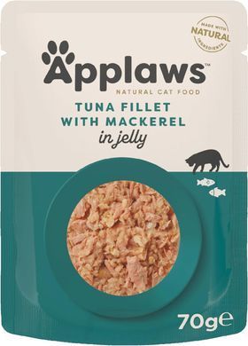 Вологий корм для котів Applaws Variety Selection in Jelly, 6 x 70g Applaws